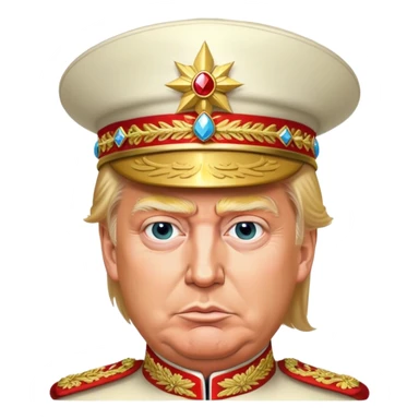 Donald Trump Tsar in Monomakh's Hat
realistic sticker