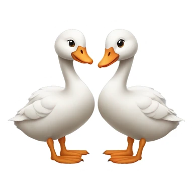 geese in love sticker