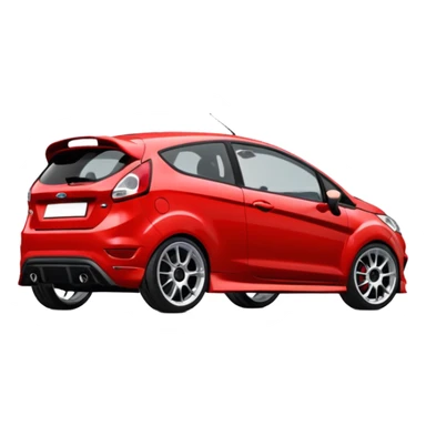 Ford fiesta mk6 st150 red sticker