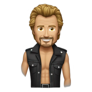 johnny hallyday et moi sticker