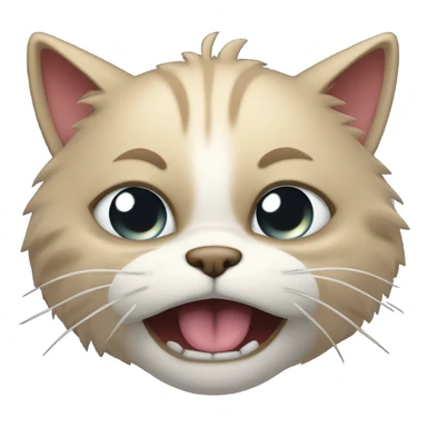 Cat having a tantrum  sticker