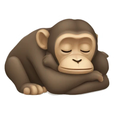 Un singe en dormant  sticker