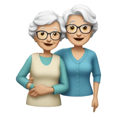 Granny with a friends sticker