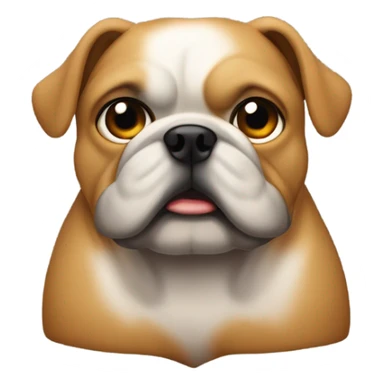 Buldog francuski w kole do pływania sticker