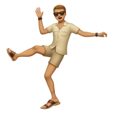Sunglasses on and kicking ur feet behind you  sticker