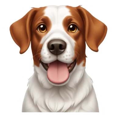 Brittany dog sticker