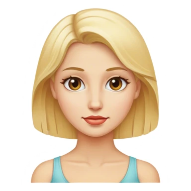 Blond lady farting sticker