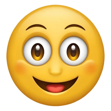 Emoji guiñando un ojo feliz sticker