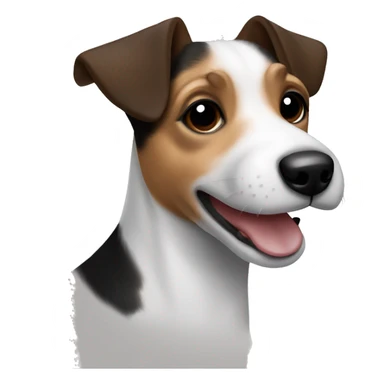 dog breed Jack Russell Terrier black white brown sticker
