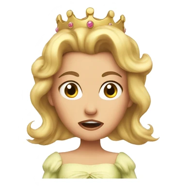 princess angry sticker