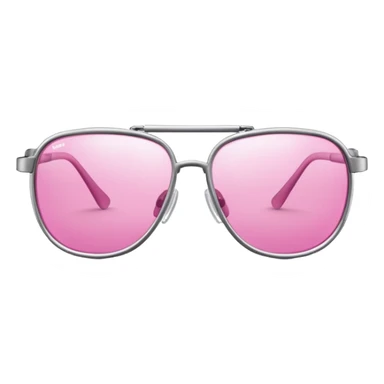 titanium frame safety glasses with splash-resistant pink lenses, premium protection sticker