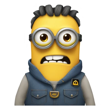 Despicable 4 character mega minion sticker
