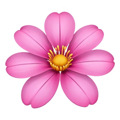 pink plant sticker