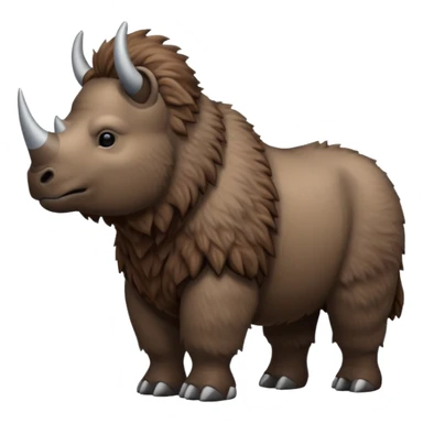 Woolly Rhino sticker
