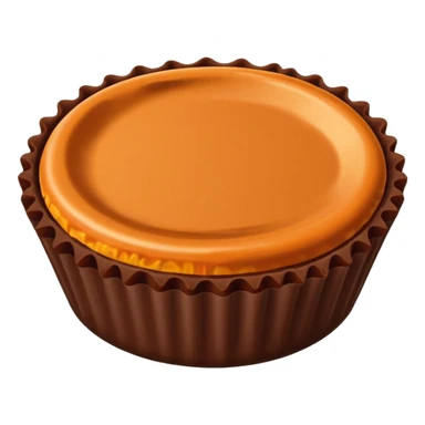 reeses peanut butter cup exact replica sticker