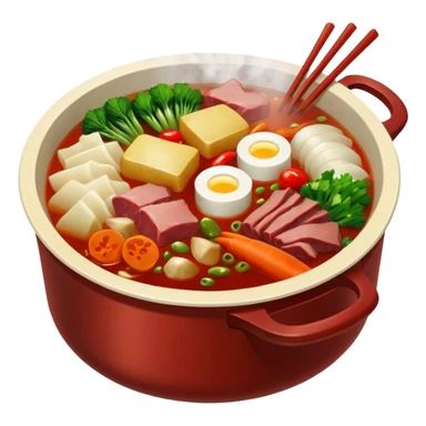 Two flavour hotpot sticker