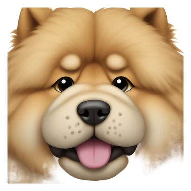 Chow Chow dog crying sticker