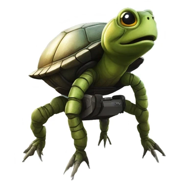 google turtle emoji + tripod from war of the worlds movie sticker