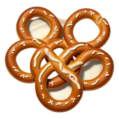 Plate of Pretzel sticker