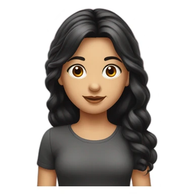 Süsse mädchen schwarze haare 5 jahre sticker