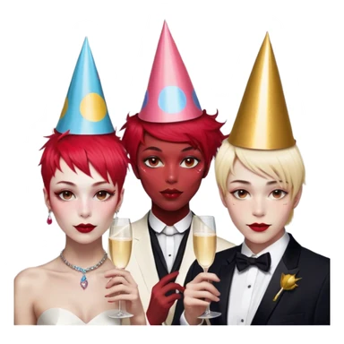 Cinematic Meme-Worthy Grumpy Red Merle Australian Shepherd Portrait Emoji, Head held high but eyes filled with dramatic disappointment, smooth red merle fur with subtle white accents, deeply furrowed brow forming an unmistakable scowl, floppy ears slightly angled back in disapproval, piercing amber eyes glaring with pure exasperation, Simplified yet hilariously over-exaggerated features, highly detailed, glowing with an aura of supreme annoyance, high shine, exhausted yet judgmental, stylized with an almost regal pettiness, bright but brooding, soft glowing outline, capturing the essence of a pup that has seen it all and is thoroughly unimpressed, so meme-worthy it feels like it could instantly become the next viral sensation of grumpiness! sticker