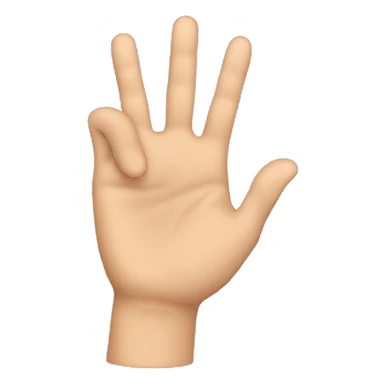 ASL this close hand sign sticker