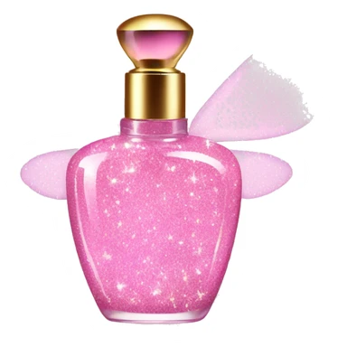 Fairy light pink perfume glitter sticker