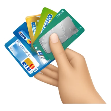 a hand holding 5 credit cards, emv chip, credit card, debit card, amex platinum, American express sticker