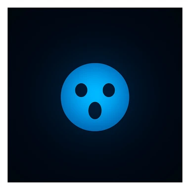 Create an ultra minimal, expressive Discord orb with a new surprised expression in the style of imagen-4-fast-KaUtLiSA10F. Focus on the orb's minimalism and expressiveness with a surprised mood. sticker