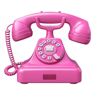 pink 3d phone sticker