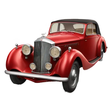 Red bentley 1937 sticker