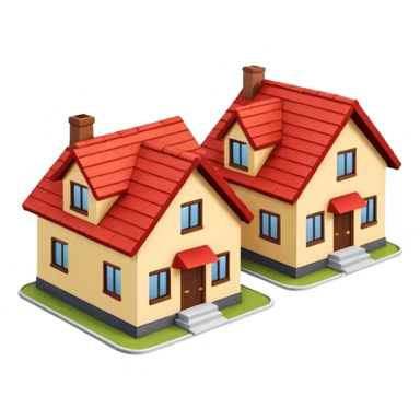 monton de 10 casas mpradas sticker