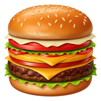 burger meat sticker