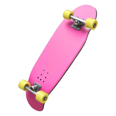 Pink skateboard sticker
