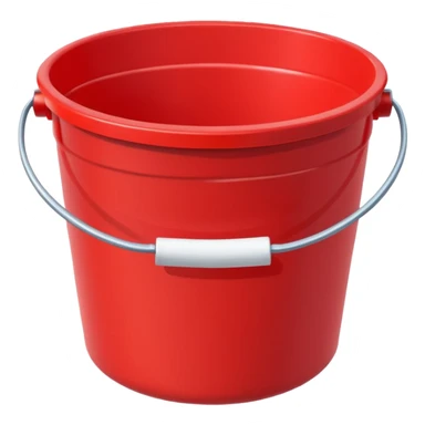 red bucket sticker