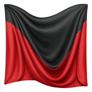 Schwarz weiß rote Fahne  sticker