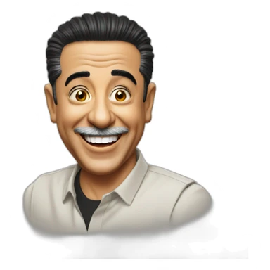 Kamal Hassan laughs sticker