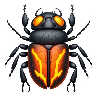 Un scarabée de lave sticker
