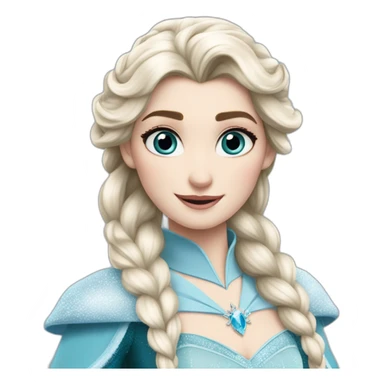 Elsa reine des neiges en Harry Potter sticker