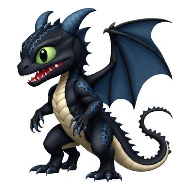 Venom-Fionbri-Trico-Toothless-Stitch-fusion, fu body sticker