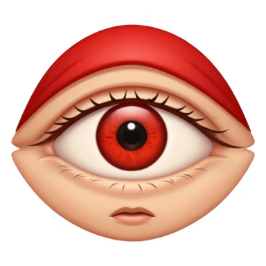 Sukuna jujutsu kaisen eye on face  sticker
