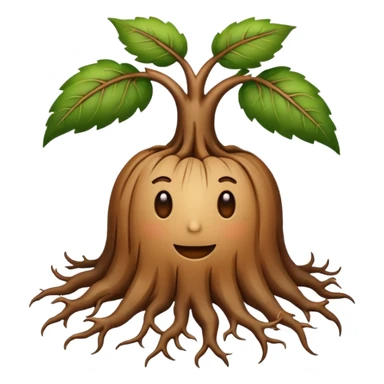 thick brown root sticker