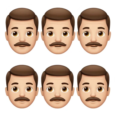 mustache Young boy,Big mustache, different faces.


negative: Dont use same face. sticker
