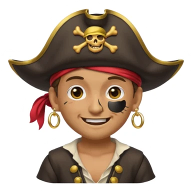 animated emoji for a player called prophet of doom IDK shrug emote needs to be pirate themed and dark sticker
