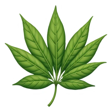 Hoja de mariguana sticker