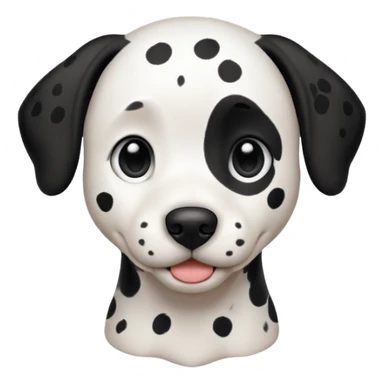 Dalmatian dog sticker
