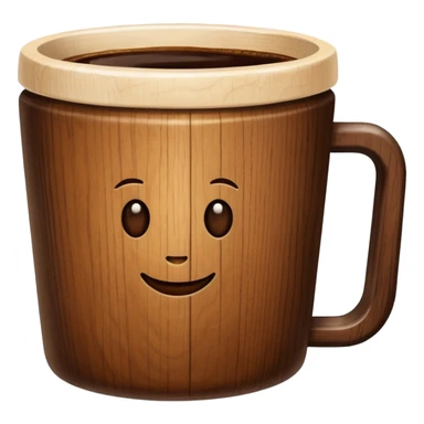 wooden kitchen cup sticker