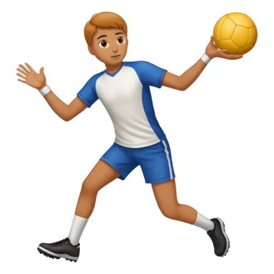 Person catching a ball sticker