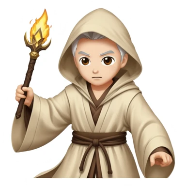 Sukuna from Jujutsu Kaisen fighting a wizard sticker