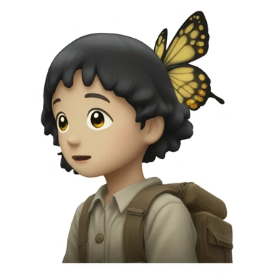 Grave of the Fireflies, butterfly sticker